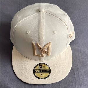 New Era Cream and Gold Cap